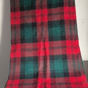 Red and Green Plaid Scarf